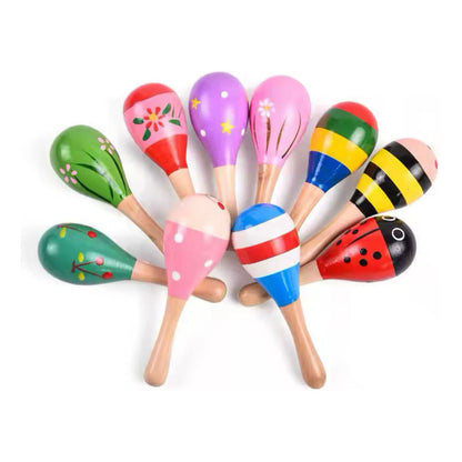 Set Instrumentos Musical Sensorial Madera Para Niños