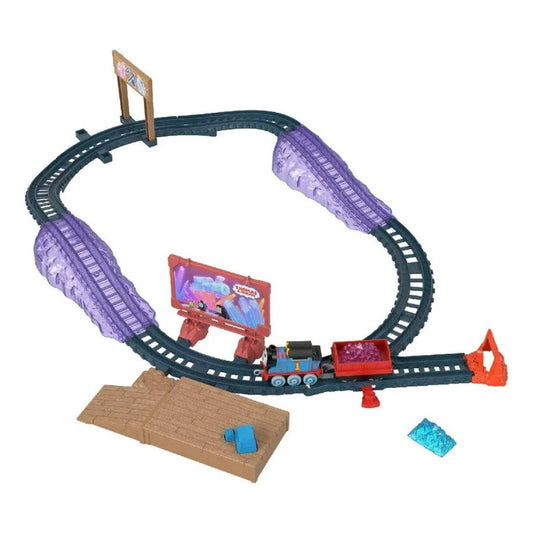 Tren Y Pista Thomas Y Sus Amigos  Minas De Cristal Thomas Azul