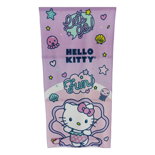Toalla De Playa Hello Kitty Multiusos Niños-niñas