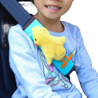 Cojín Cubre Cinturón De Seguridad Autos Para Niños Amarillo - Pollito