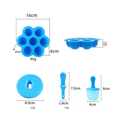 Moldes De Silicona Para Helados Niños Bebé