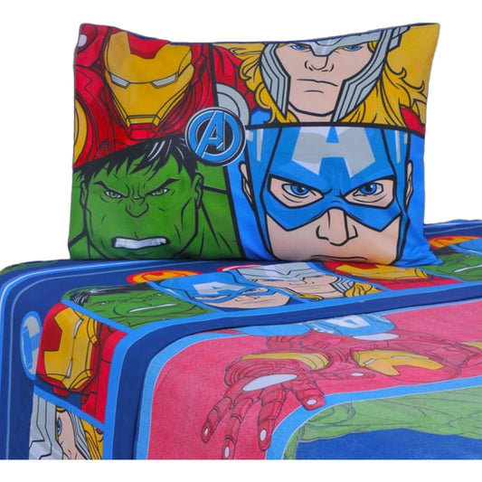Juego De Sábanas 1.5 Plazas Advengers Infantil Niño-niñas