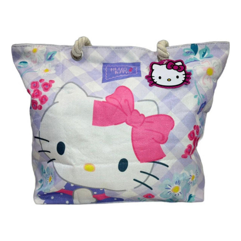 Bolso Cartera Grande Hello Kitty Multiusos