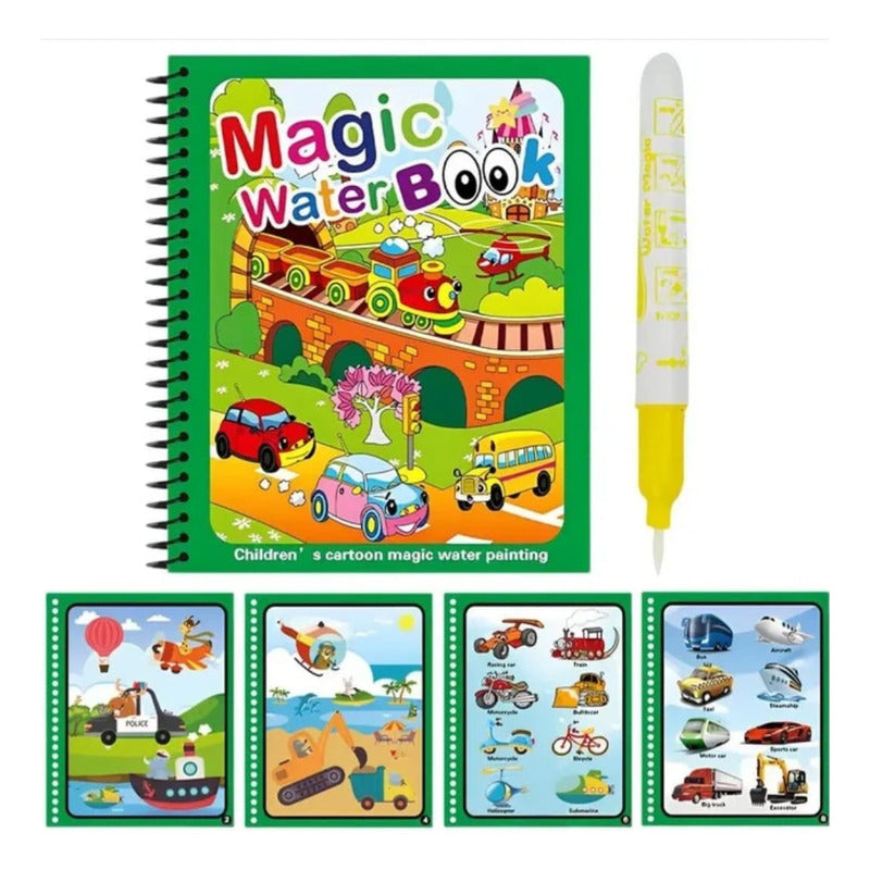 Cuaderno Magico De Agua Para Niños Y Niñas Dibujo