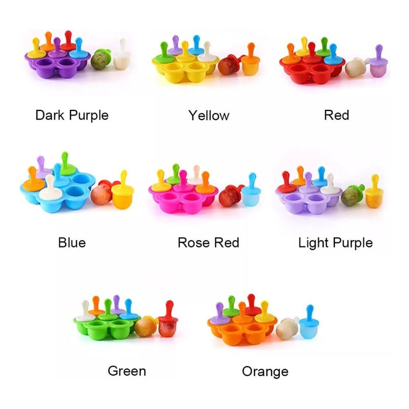Moldes De Silicona Para Helados Niños Bebé