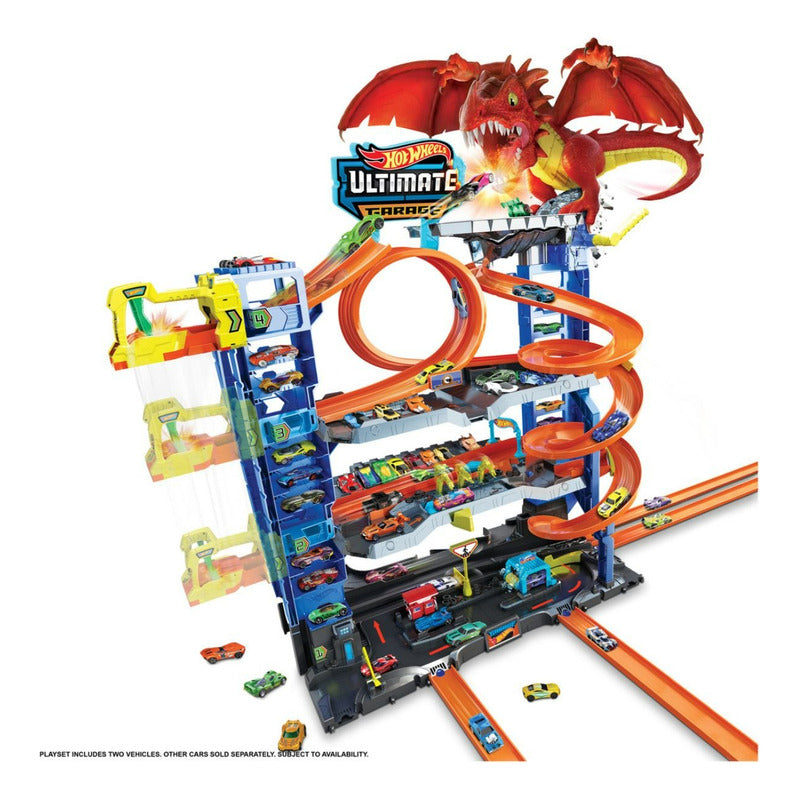Pista De Juguete Ultimate Garaje Hot Wheel  Auto-ascensor Multicolor