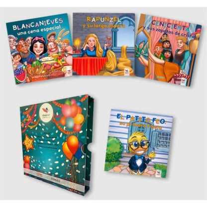 Set Libros Cuento Lectura Tapa Dura Para Niños