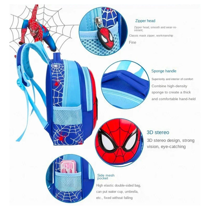 Mochila Para Niños Spiderman  Hombre Araña Para Niños
