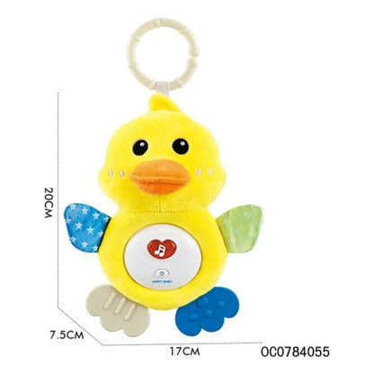 Peluche Con Luz- Sonido - Mordedor Y Colgador Bebé