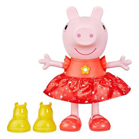 Muñeca Peppa Pig Diversión En Los Charcos Baila-movimiento