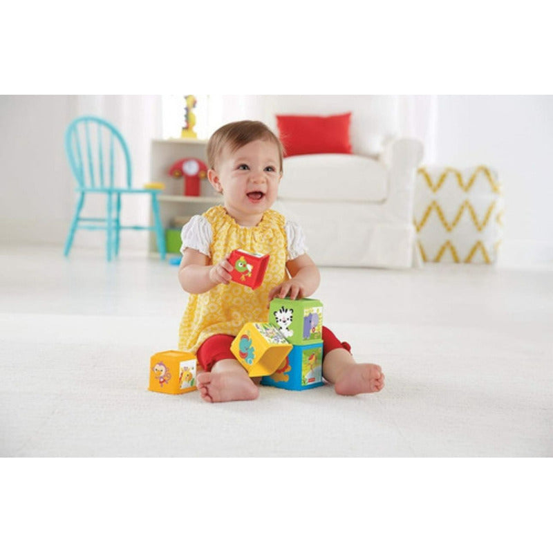 Juego Bloques Para Apilar Y Explorar Fisher Price Bebe-niños Multicolor