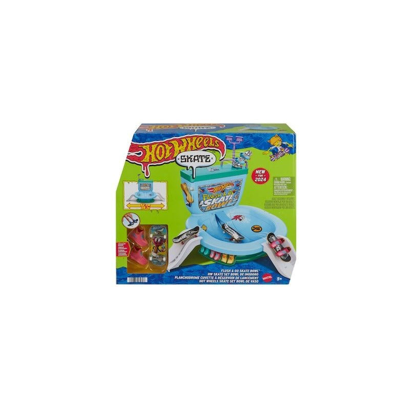 Pista De Juguete - Hot Wheels Skate - Set Bowl Multicolor Celeste
