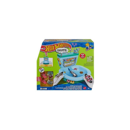 Pista De Juguete - Hot Wheels Skate - Set Bowl Multicolor Celeste