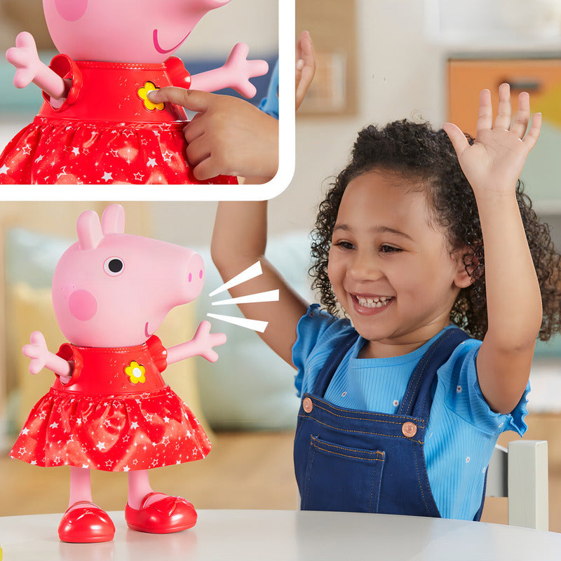 Muñeca Peppa Pig Diversión En Los Charcos Baila-movimiento