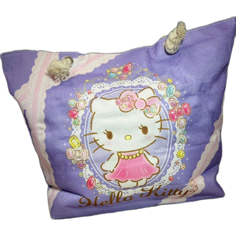 Bolso Cartera Grande Hello Kitty Multiusos