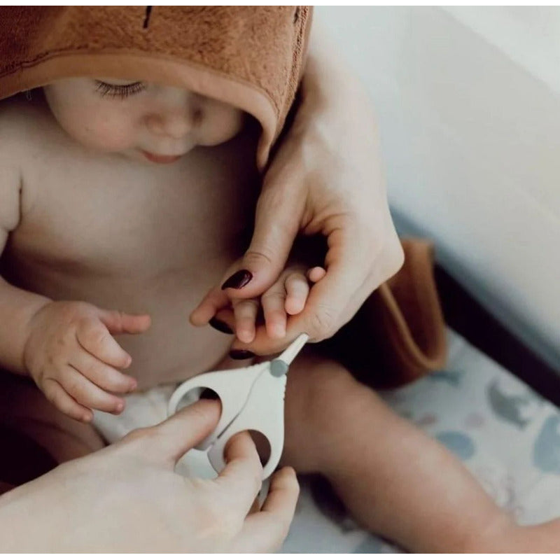 Tijera Corta Uñas Higiene Del Bebe Blanco MININOR