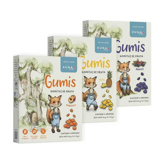 Mix Gumis Gomitas De Frutas Kuna - Niños