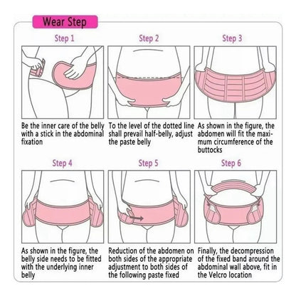 Faja Maternal Soporte Prenatal Apoyo Espalda/ajustable Blanco Xl