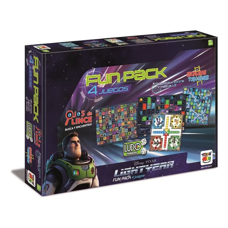 Juego Mesa Detective Ojo De Lince Ludo 4 En 1 Buzz Lightyear