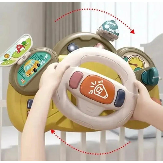 Volante Infantil Multifunción Para Bebe Juguete Musicales