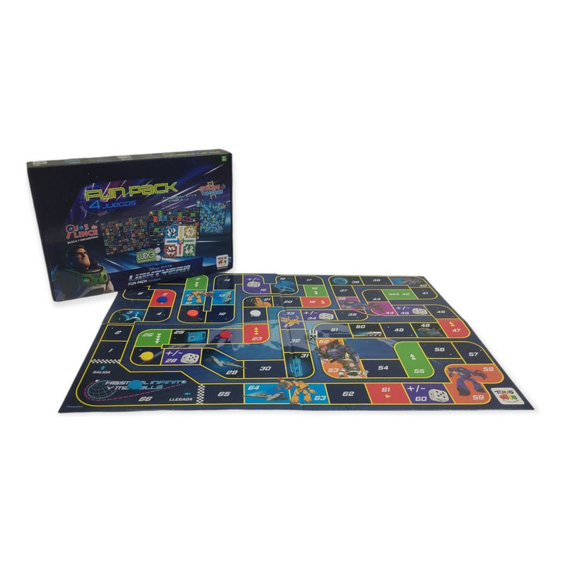 Juego Mesa Detective Ojo De Lince Ludo 4 En 1 Buzz Lightyear