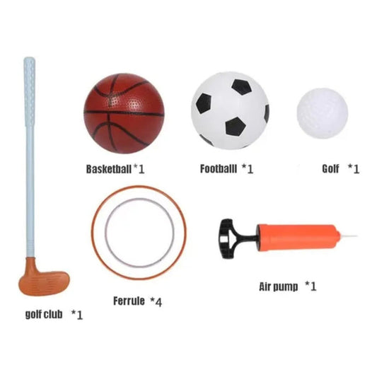 Aro De Basketball Infantil Multi Juegos 4 En 1 Niños