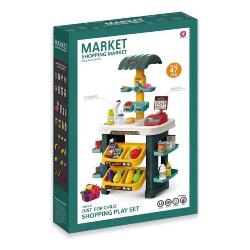 Set Supermercado Juguete Juego De Rol - Mini Market Niños
