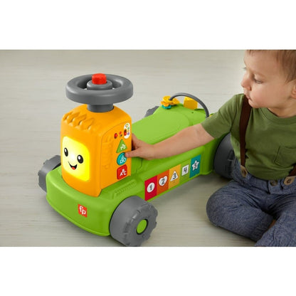 Juguete Corre Pasillo Para Bebé Tractor Aprendizaje 4 En 1 Verde