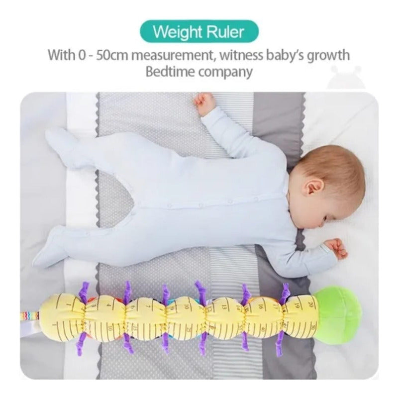 Peluche Gusano Sensorial Oruga Niños Multicolor Infantil