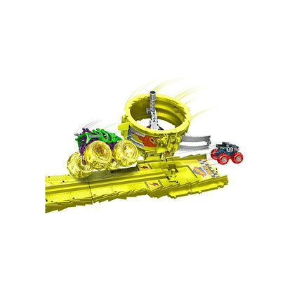 Monster Trucks Power Smashers Desafío Pista Hot Wheels Amarillo