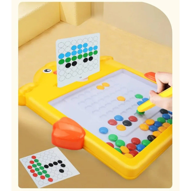 Juego Tablero De Patrones Magnético Modelo Patico Niños
