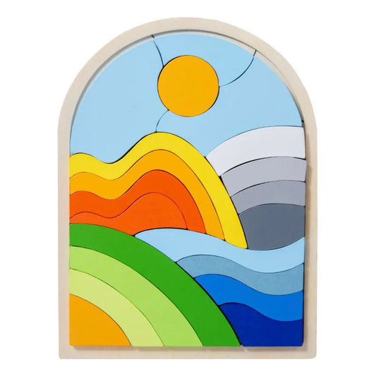 Juego Encaje Rompecabezas Puzzles Madera 3d Niños Montessori