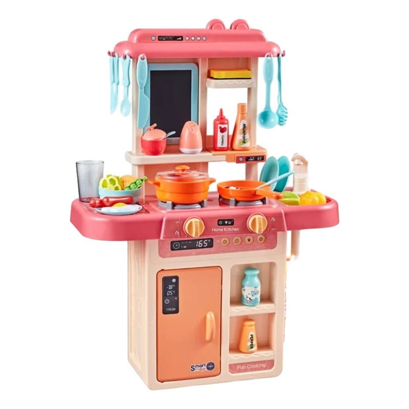 Cocina De Juguete Con Luz- Sonido- Vapor- Utensilios Niños