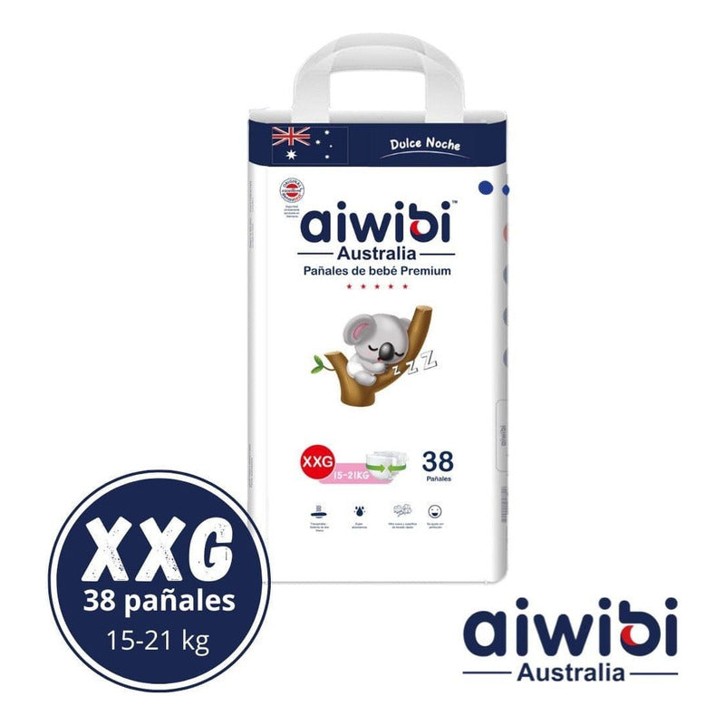 Pañales Aiwibi Dulce Noche Xxg 38 Und Extra Extra Grande (XXG)