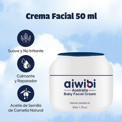 Crema Facial Hidratante Para Bebé Aiwibi 50 Ml