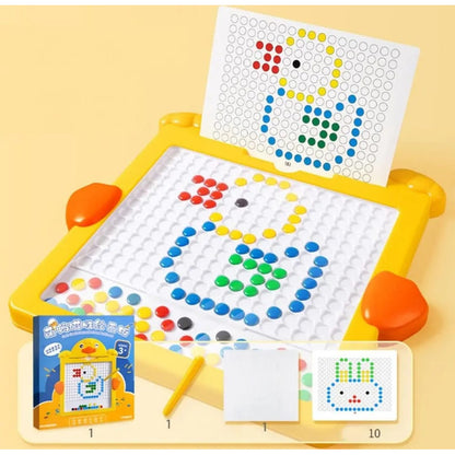 Juego Tablero De Patrones Magnético Modelo Patico Niños