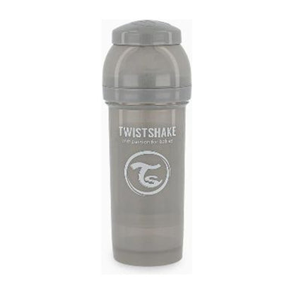 Mamadera Twistshake Anti-cólico 180ml Gris Liso