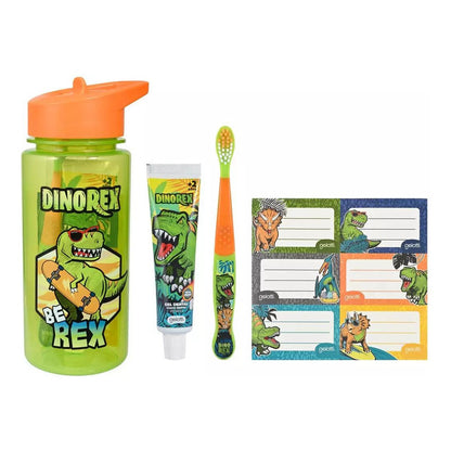 Set Dental Niños Con Botella-cepillo-pasta Dental-sticker