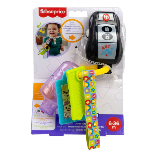 Fisher-price Llavero Sonajero Juega Y Aprende Multicolor Llave