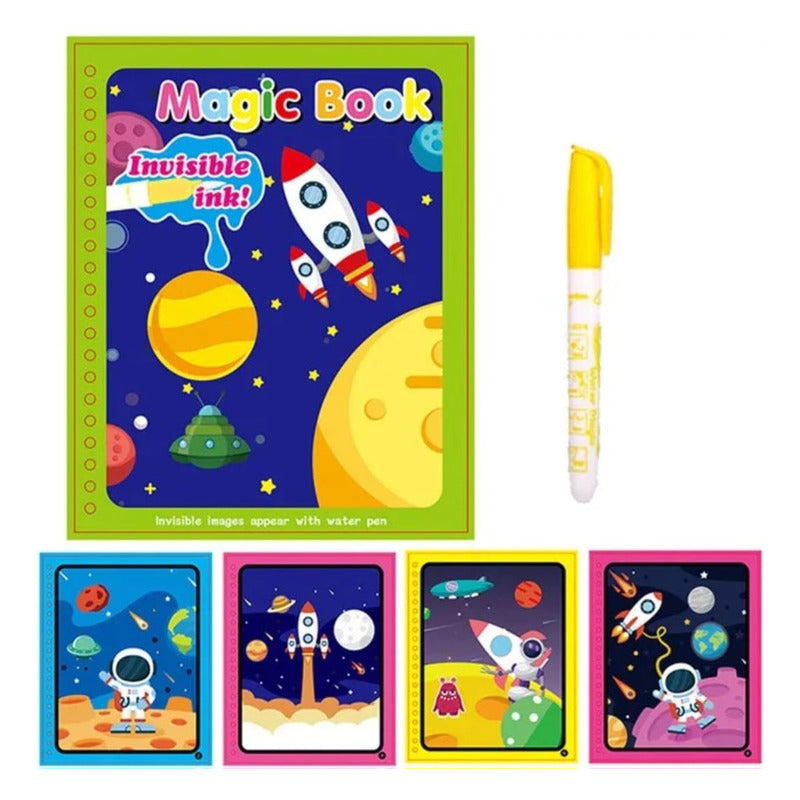 Cuaderno Magico De Agua Para Niños Y Niñas Dibujo