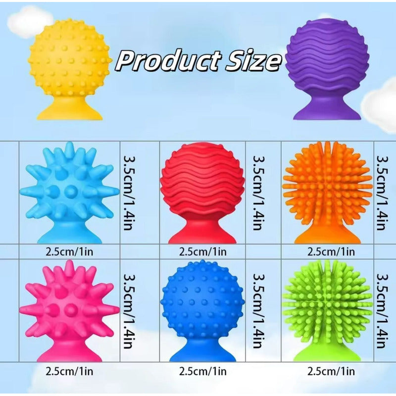 Kit Sensorial Visual Táctil  Antiestrés Multitexturas Niños