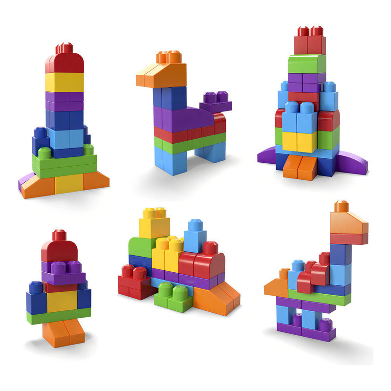 Mega Bloks Juguete De Construcción Bolsa Clásica 60 Bloques