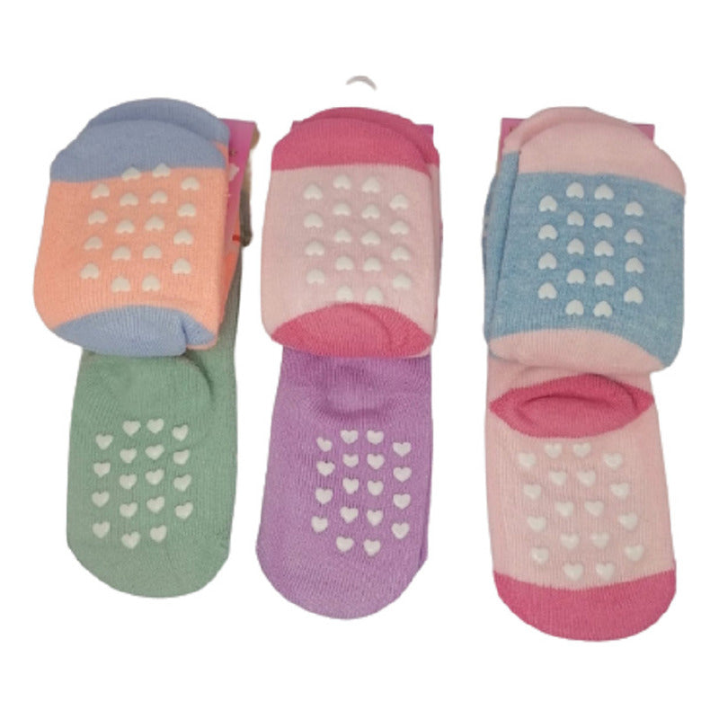 Pack 4 Pares De Calcetines Antideslizantes  Bebes Animalitos