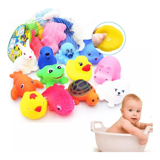 Pack Juguetes De Baño Para Niños Flotan En El Agua