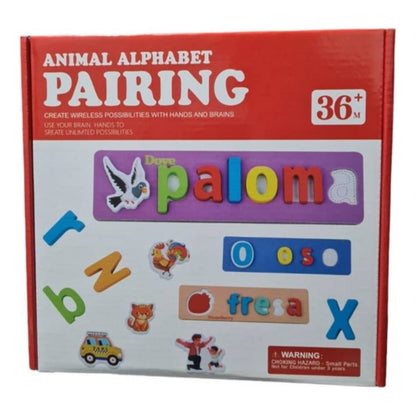 Juego Didáctico De Ortografía Y Deletreo Madera Niños