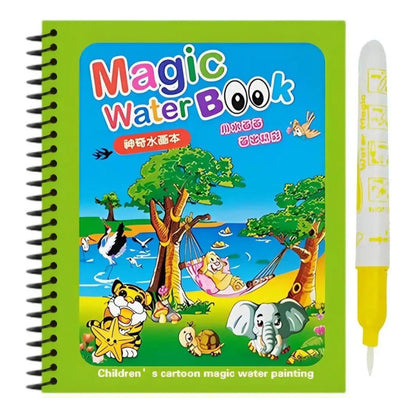 Cuaderno Magico De Agua Para Niños Y Niñas Dibujo