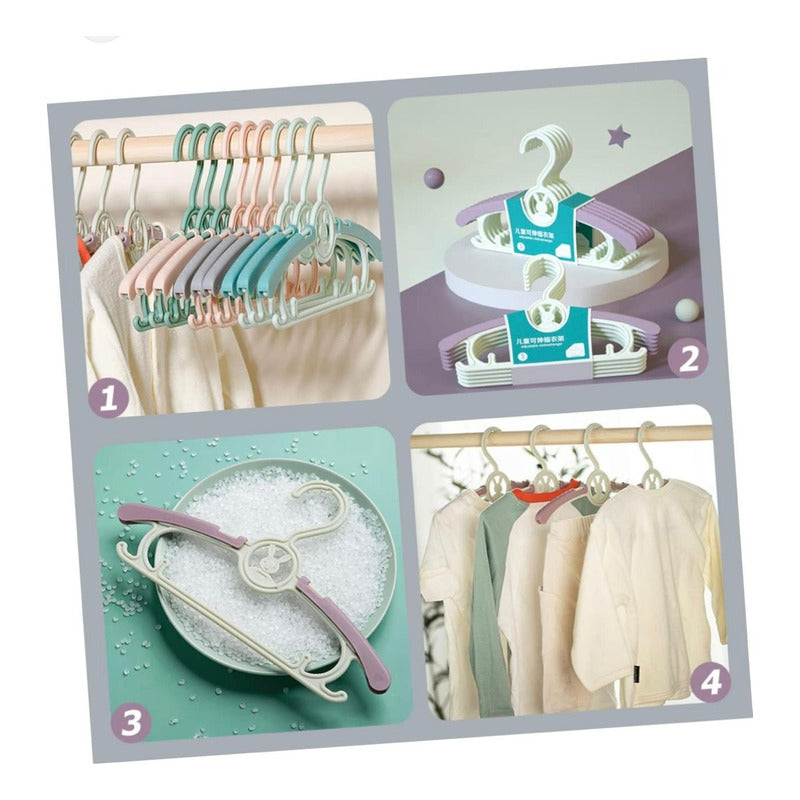 Gancho Perchero De Ropa Ajustable Bebe -niños