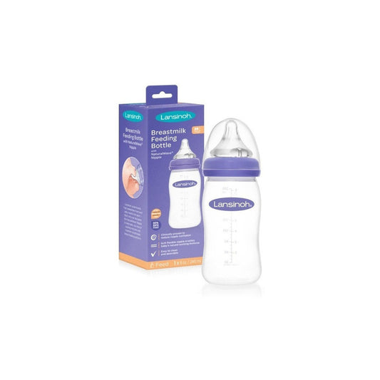 Mamadera Boca Ancha Natural Wave Lansinoh 240ml