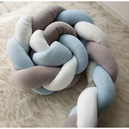 Trenza Cojín Seguridad Para Cuna Bebes Protección