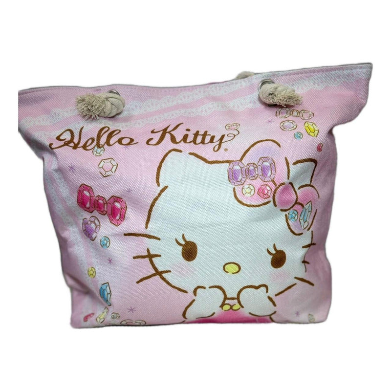 Bolso Cartera Grande Hello Kitty Multiusos